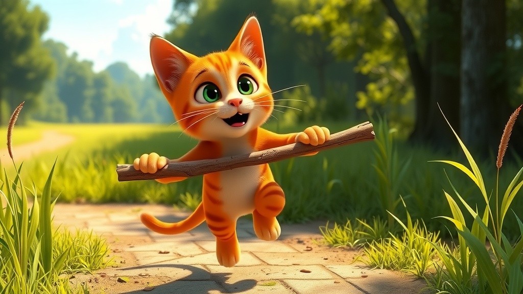 The Underdog's Heart: Cat vs. Lion