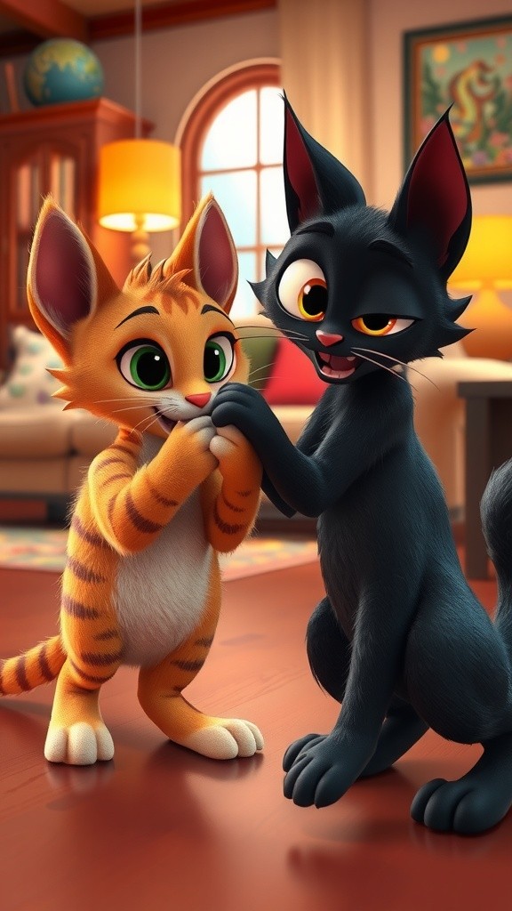 Kittens' Playful Adventure: Adorable Chaos!