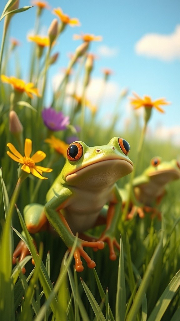 The Rolling Frog: A Champion's Style!