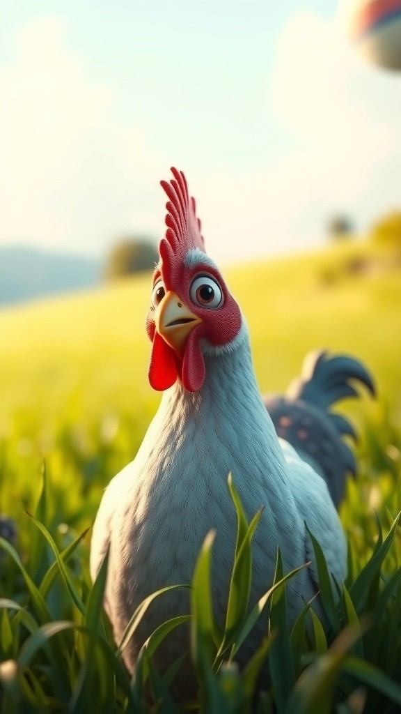 Ketakutan Ayam terhadap Pak Petani