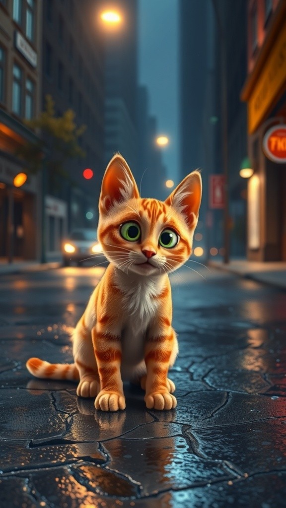 A Stray's Redemption: The Story of an Orange Cat