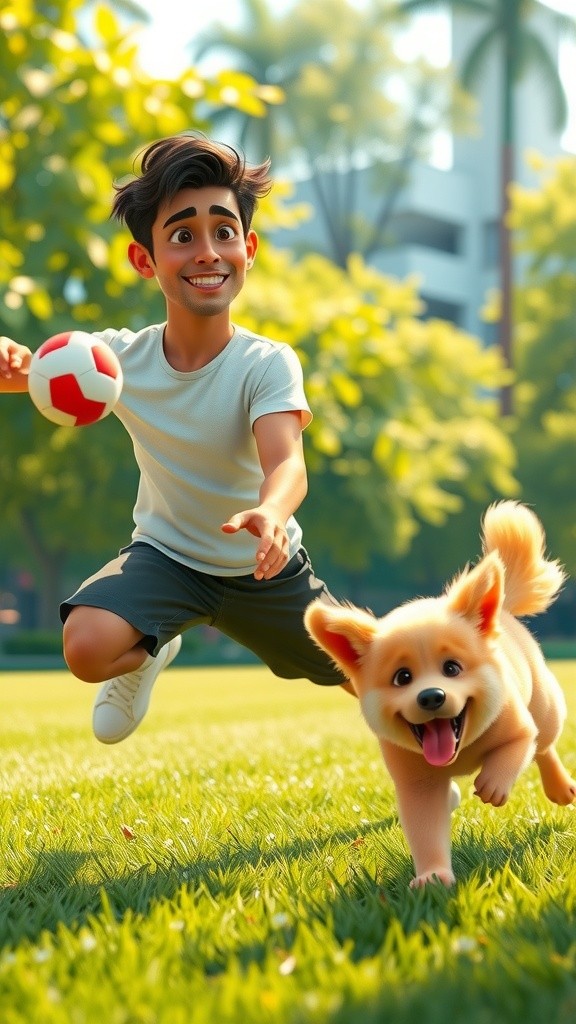 Eternal Bond: A Boy and His Dog