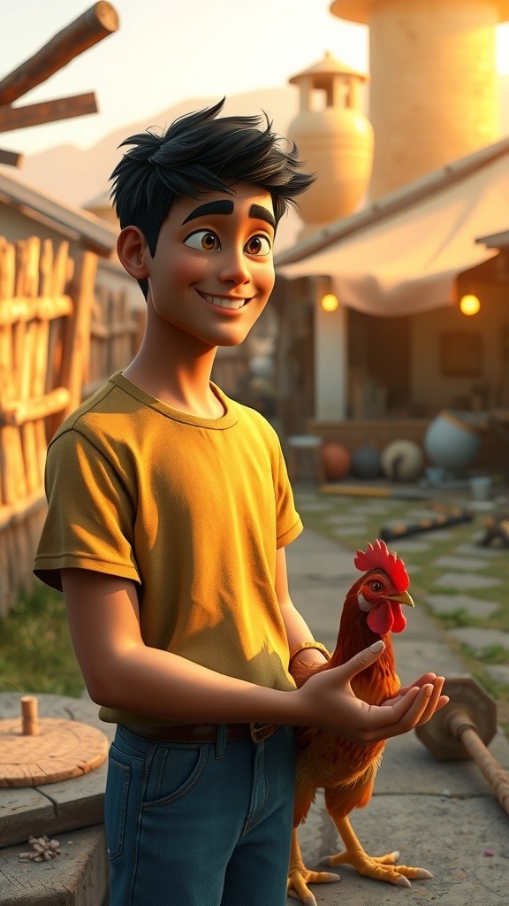 بولنے والا مرغا