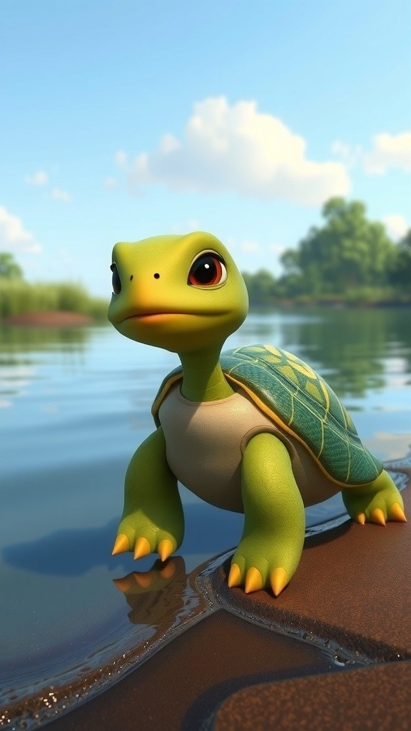 Kuku Sang Kura-kura dan Kelinci yang Cepat