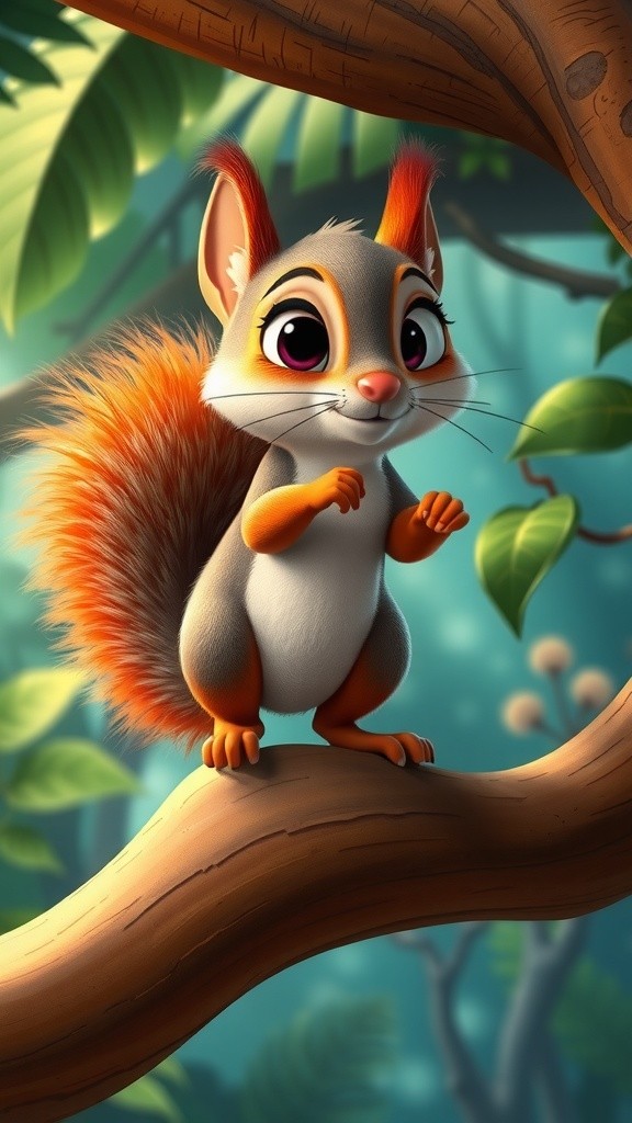 Tiko si Tupai Penolong yang Baik Hati