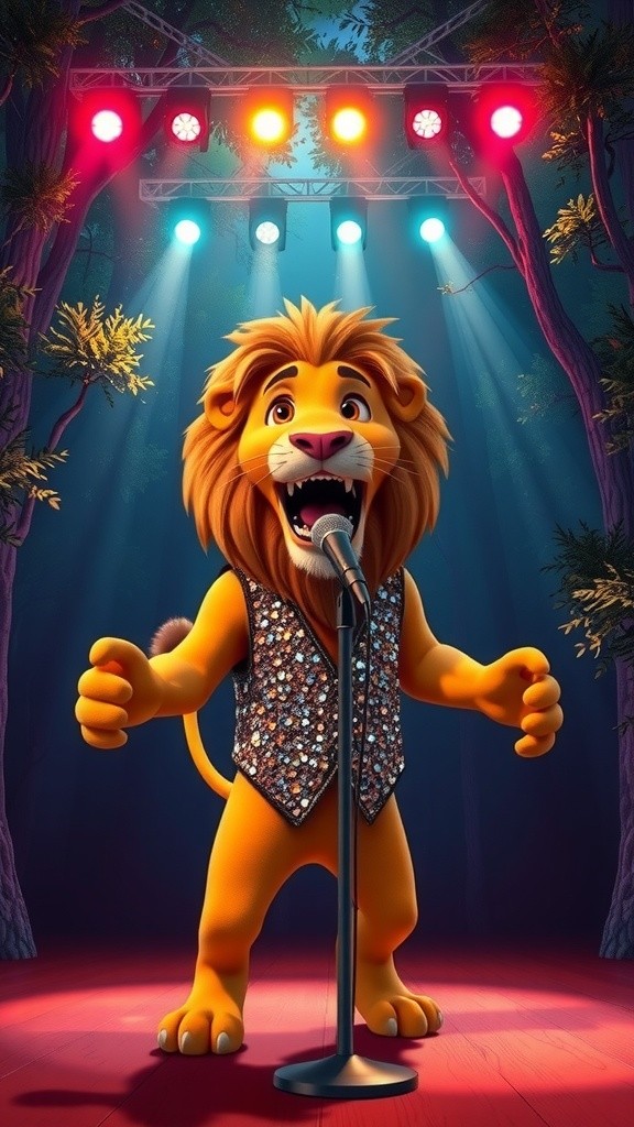 Singa Jadi Penyanyi Dangdut: Suara Keras, Penonton Kabur!