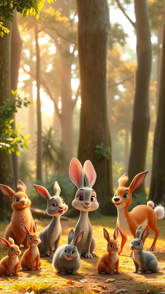 जंगल में छिपा हुआ बीयर की कहानी