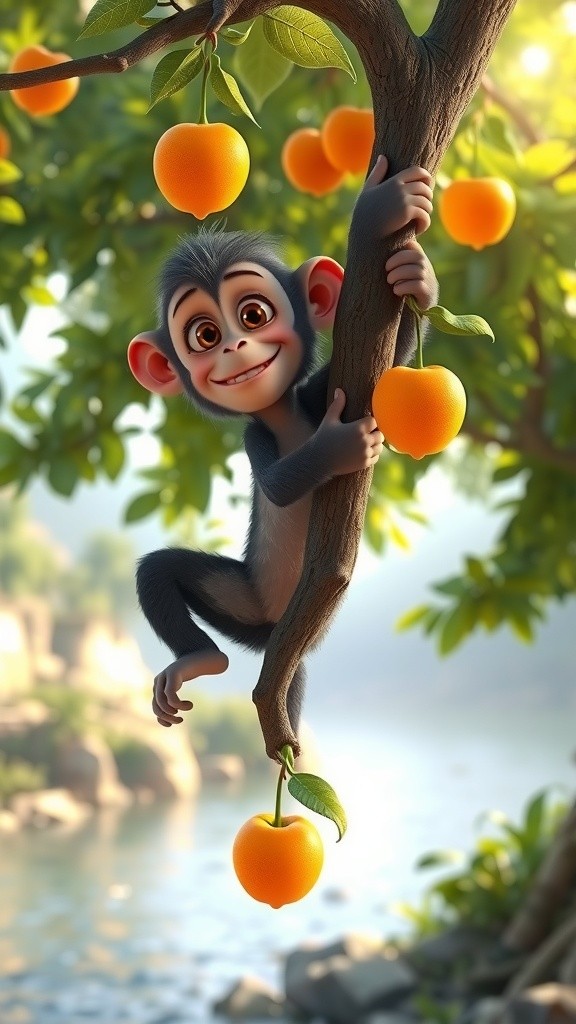 मित्रता की कहानी: करीब से मगरमच्छ और बंदर