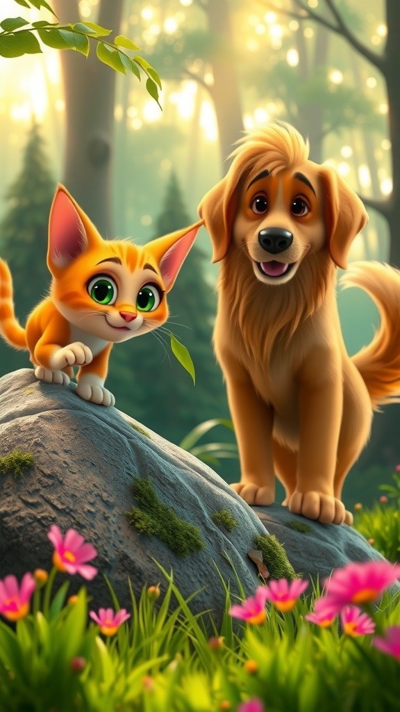 Dosti Ka Khazana: Cat Aur Dog Ki Kahani