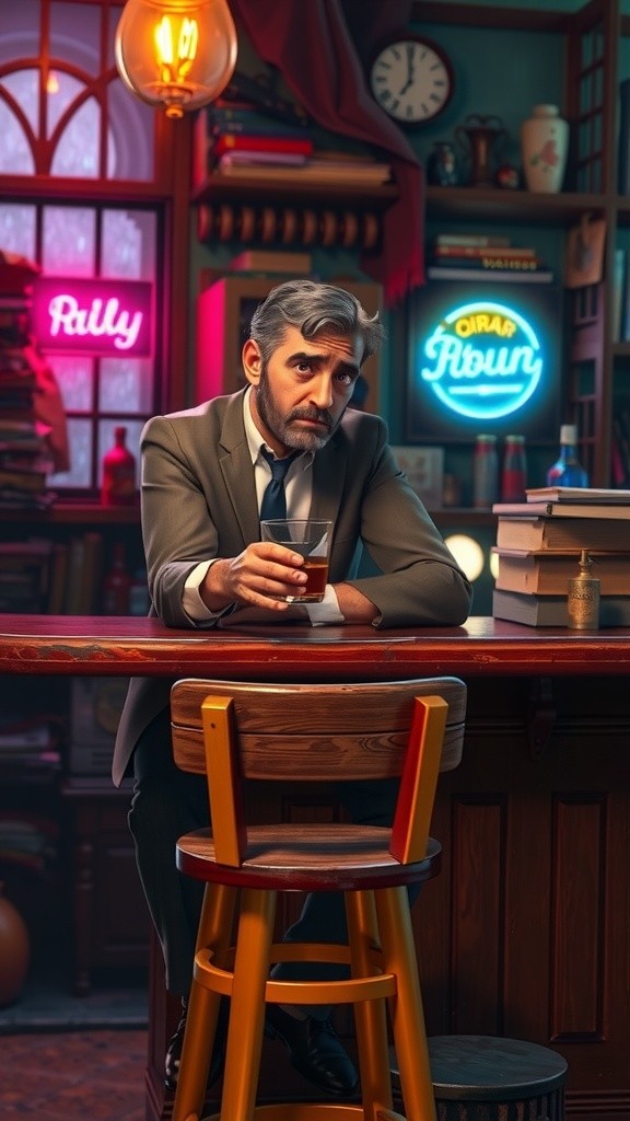 Neon Shadows: A Bladerunner Noir