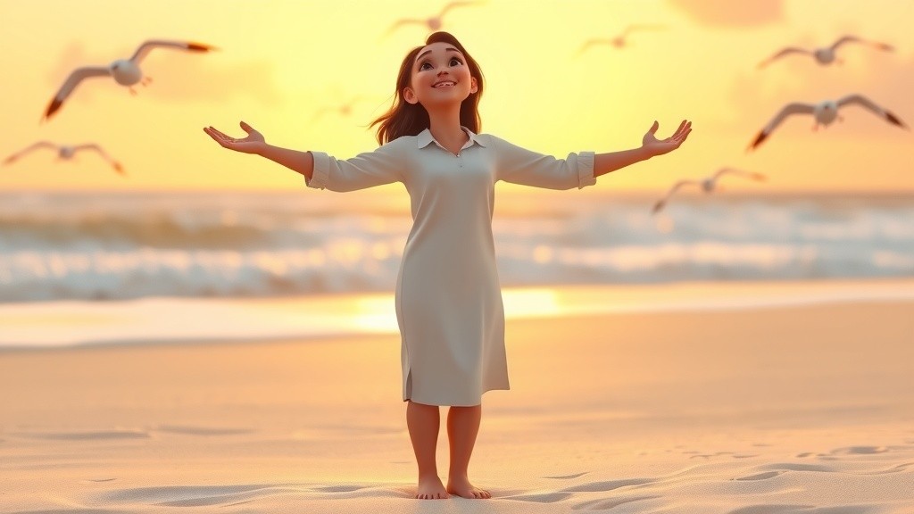 Keindahan Senja di Pantai