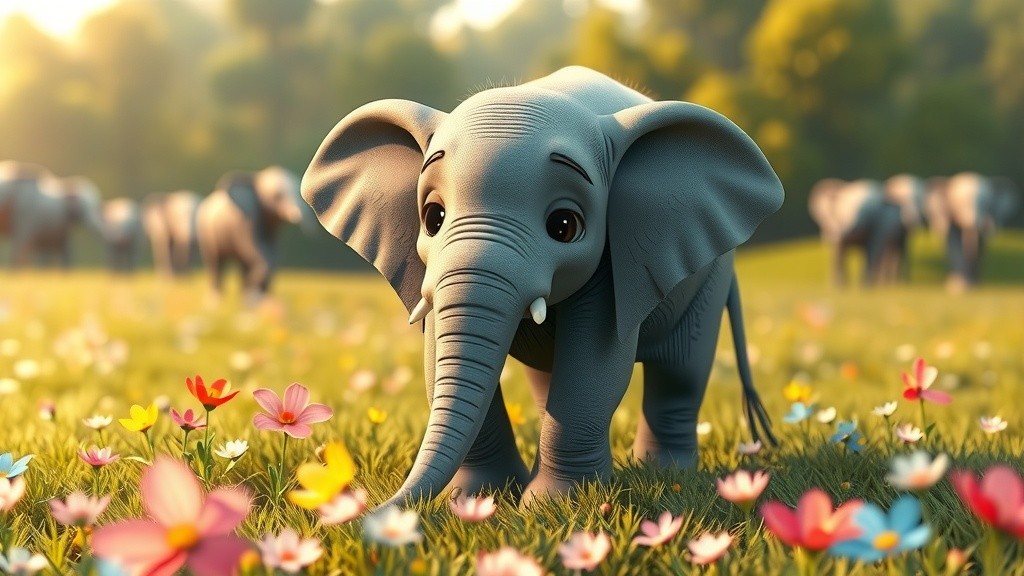 Momo the Kind Elephant 🐘 | A Happy Story for Kids!