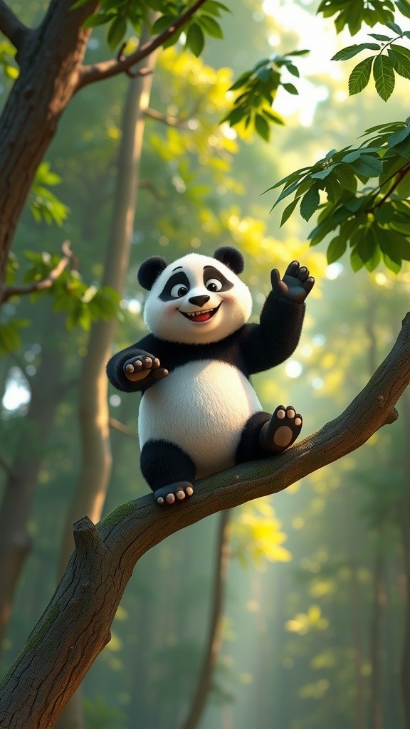 Panda Lucu Viral Joget di TikTok!