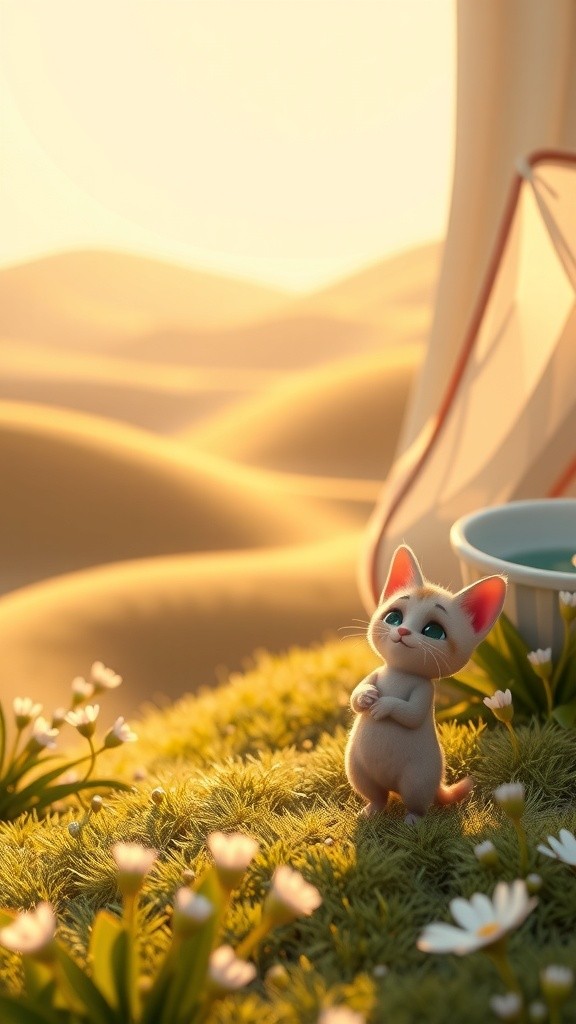 Mochi the Kitten Sees the World for the First Time!