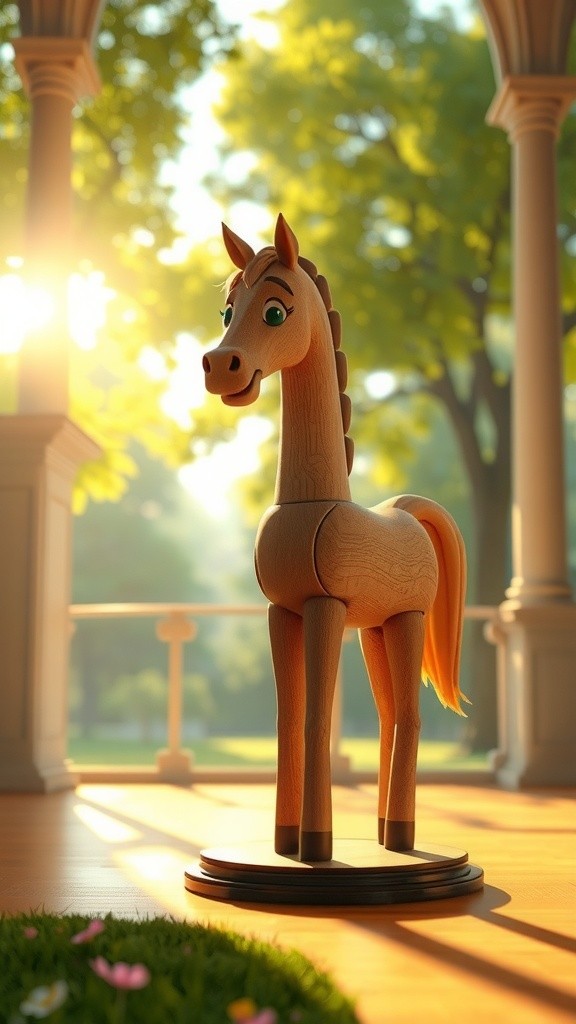 Wooden Horse Fun in the Park!