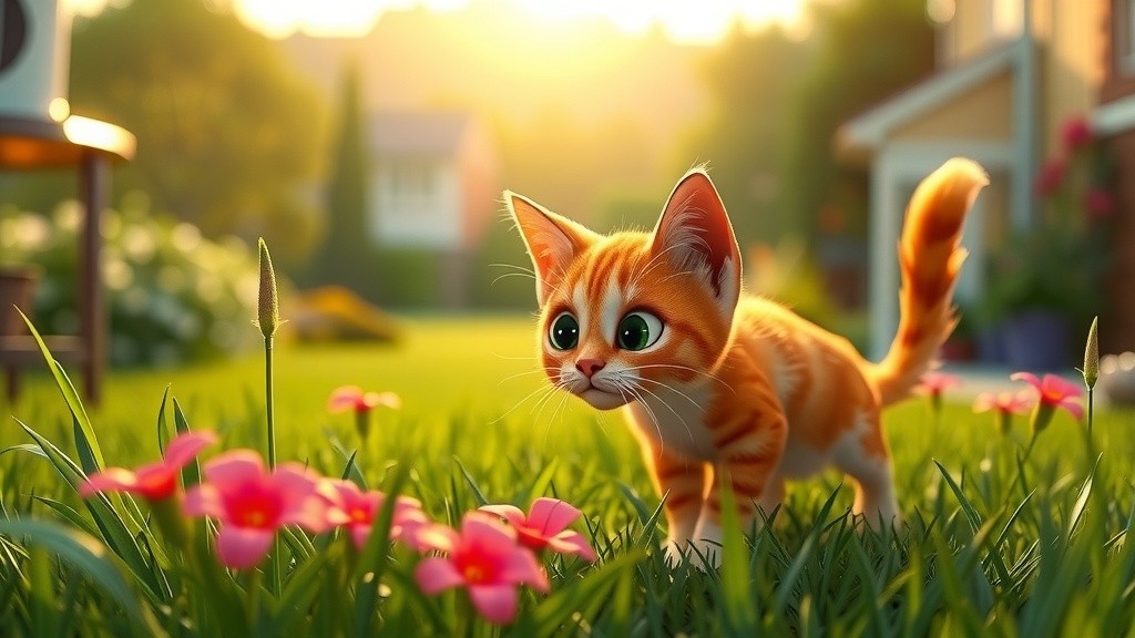 Whiskers: The Adventures of an Orange Tabby Cat