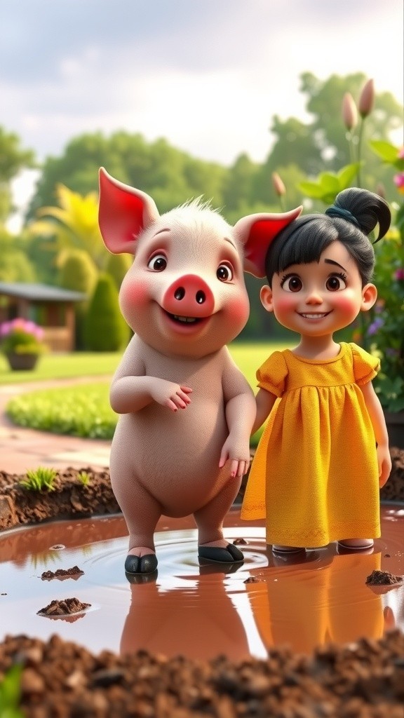 Peppa and George's Muddy Puddle Adventure!