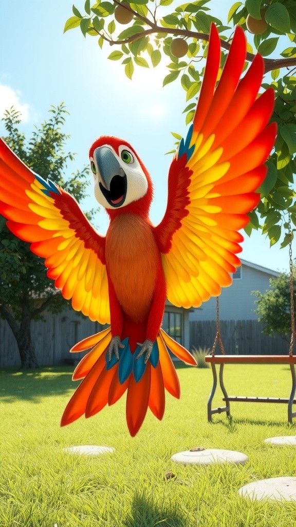 Talking with Professor Parrot!