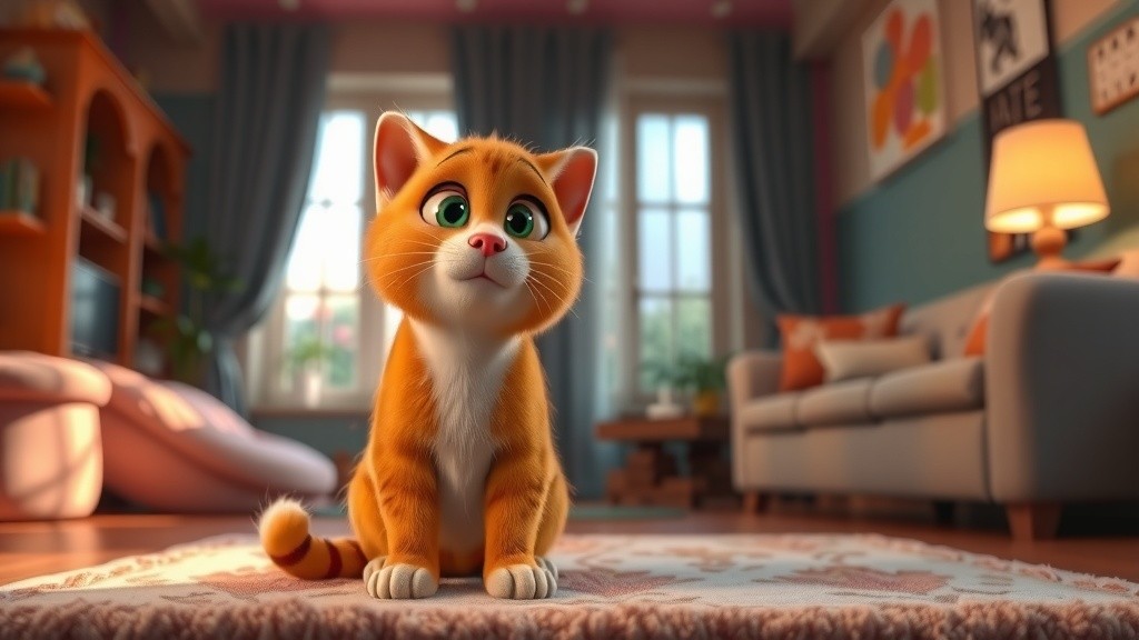 Mom Cat's Whiskered Adventures: Tales in the Cozy Living Room!