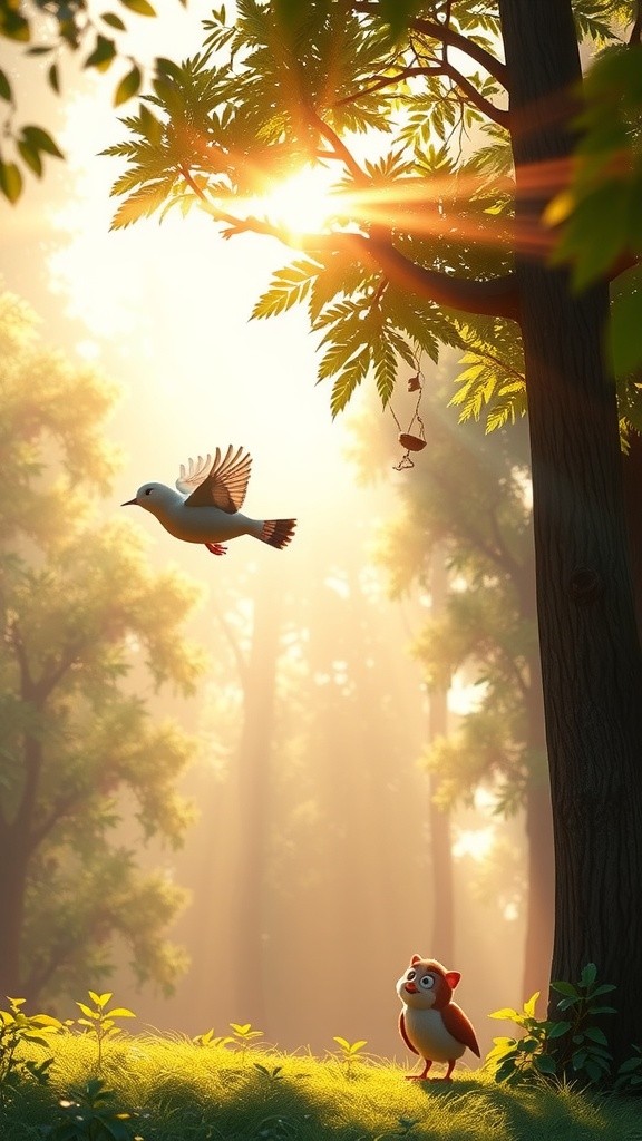 सिंह राजा और छोटा चूहा