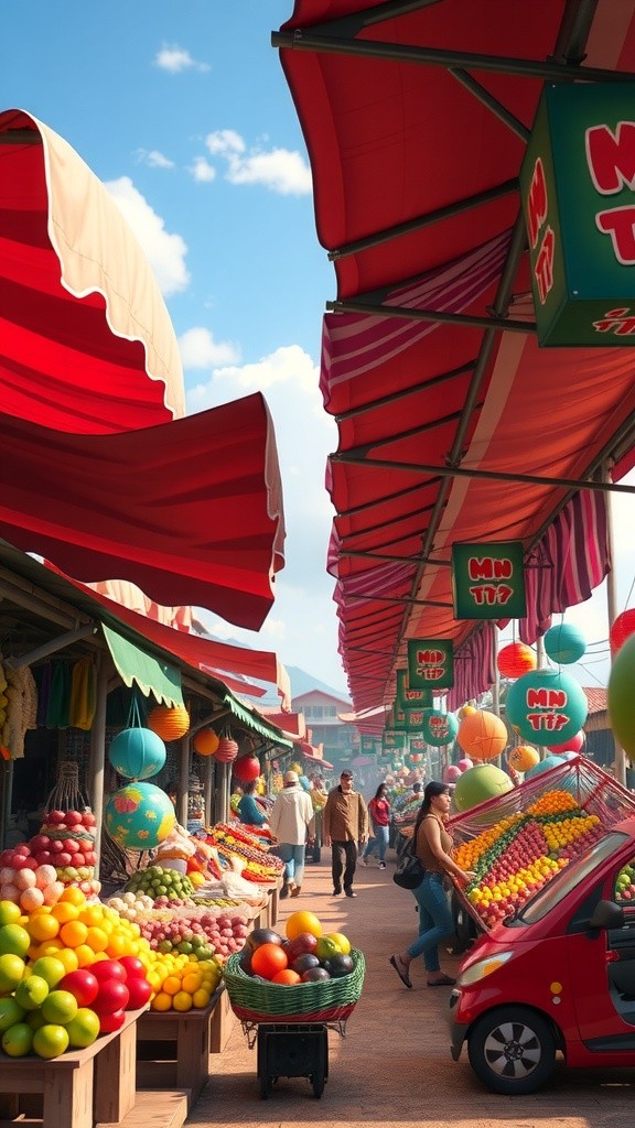 Keceriaan Nenek di Pasar Tradisional