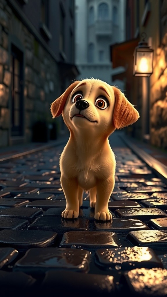 Luminous Kindness: A Puppy’s Journey