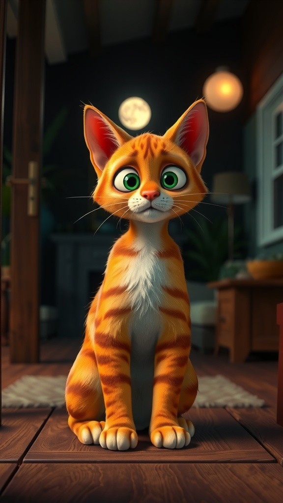 Late Night Shenanigans with Dad Cat