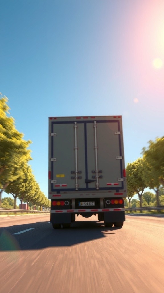 Smiling Cats in a Truck on the Road