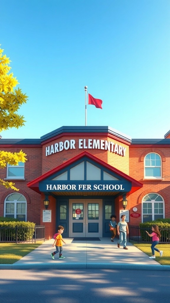 Liberty's First Day at Harbor Elementary