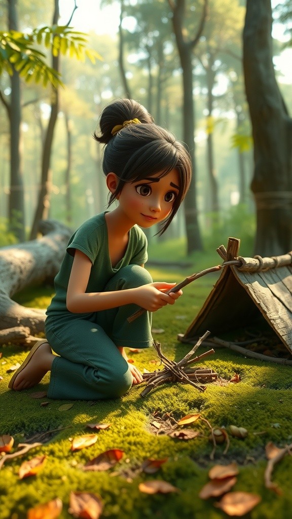 Ladki aur Bandar ka Sundar Ghar