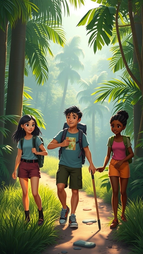 Petualangan Seru Tiga Sahabat