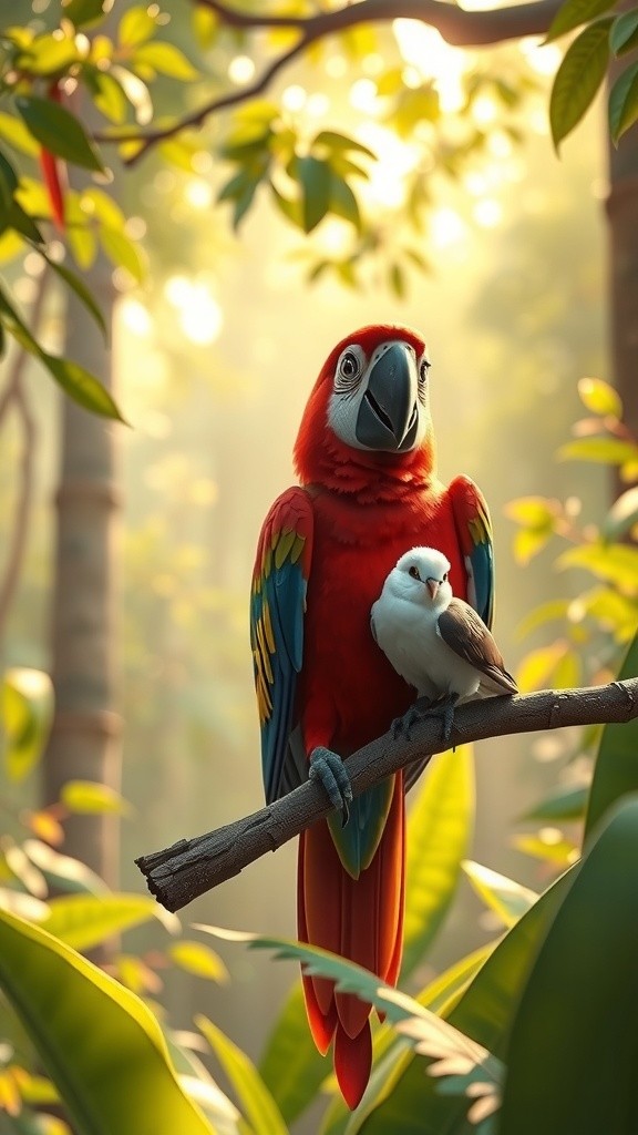 तोता और कबूतर: समझदारी और कर्म की कहानी