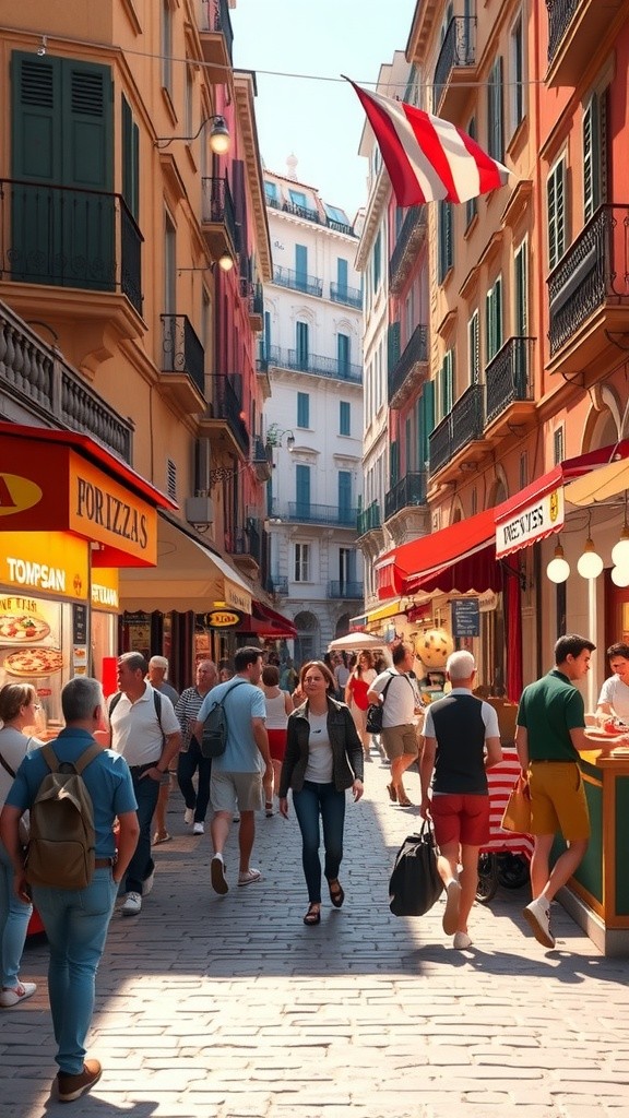 Cinematic Italian Street Pizza Preparation