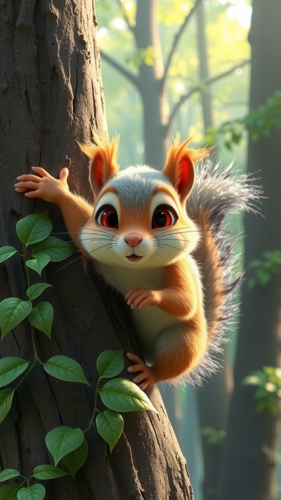 गिलहरी की हिम्मत