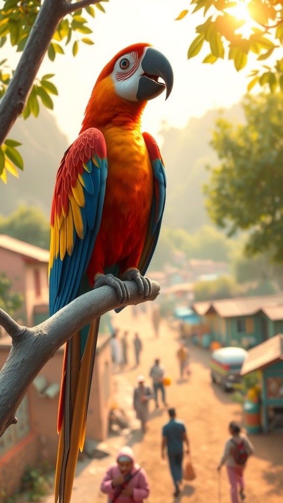 शरारती तोता और उसकी सच की कहानी