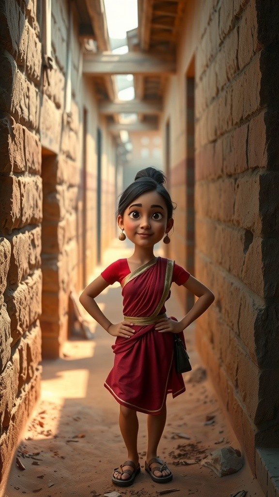 A Girl and Her Pursuer