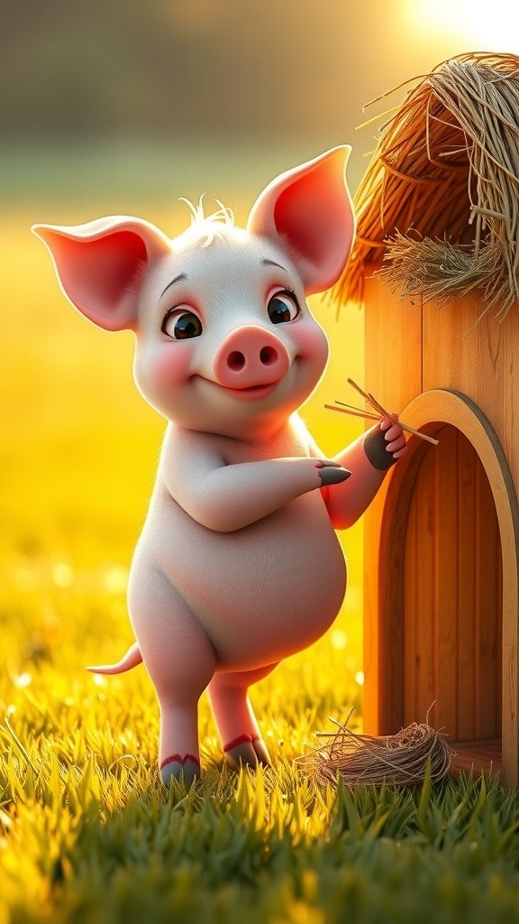 The Three Piglets' Farm Adventure