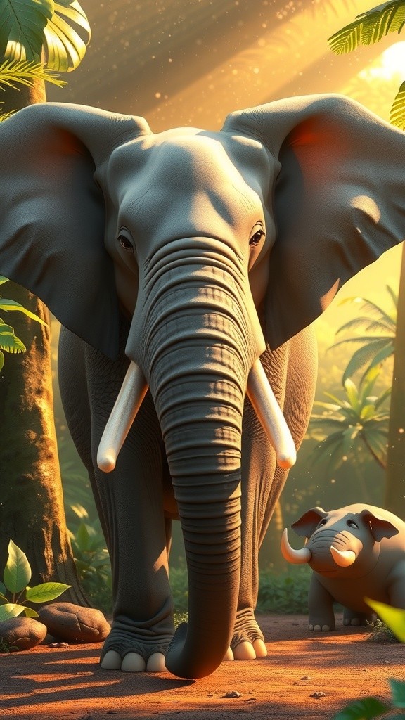 Graceful Giants: A Journey Through the Jungle