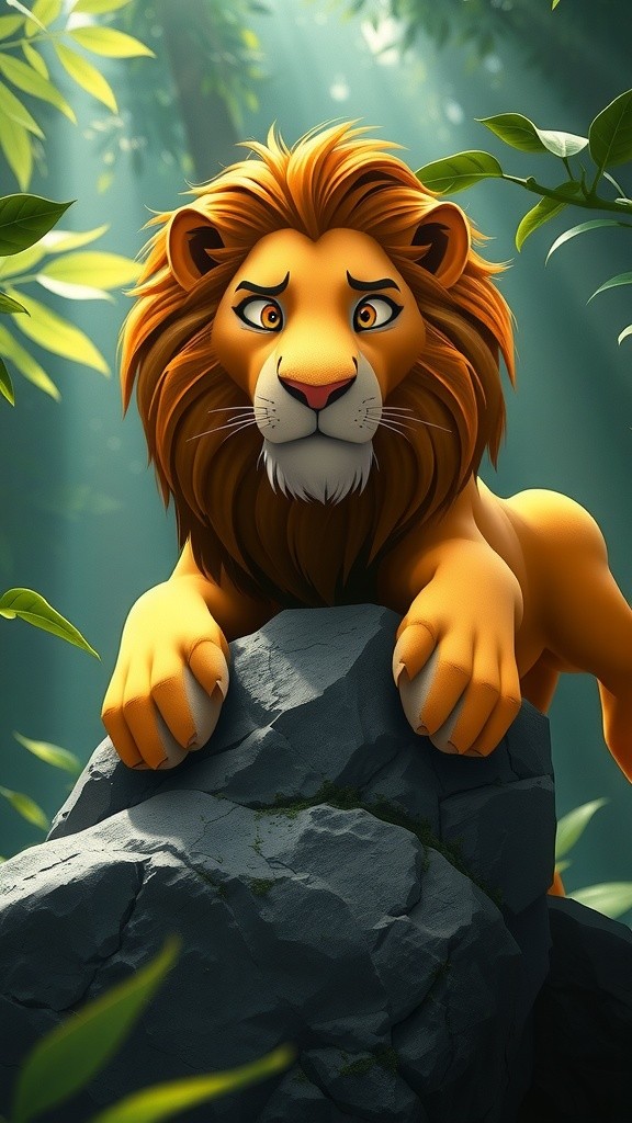 The Lion and the Clever Rat