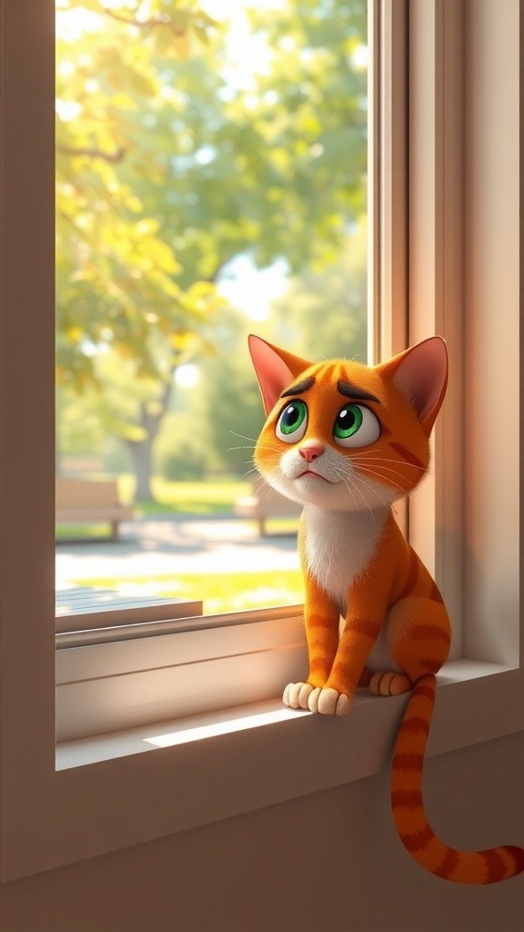 The Lonely Cat's Heartbreak: A Tale of Friendship