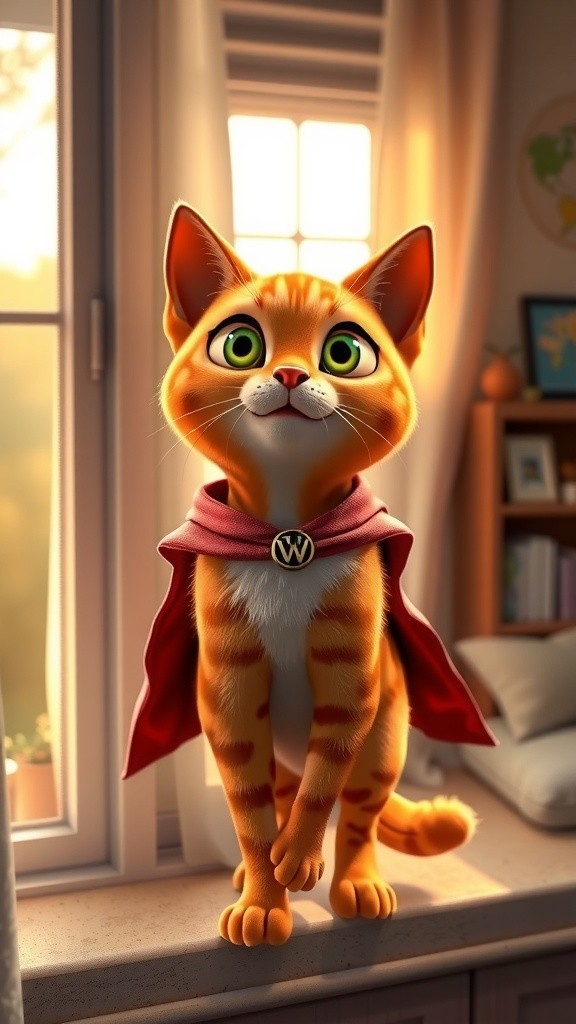 Milo the Superhero Cat's Epic Ride on the Robot Vacuum