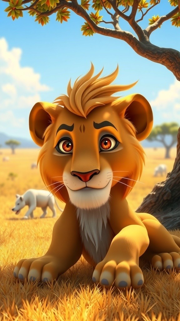 The Life of Lions in the African Savannah