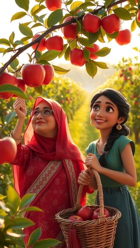 सेब तोड़ने का मज़ा