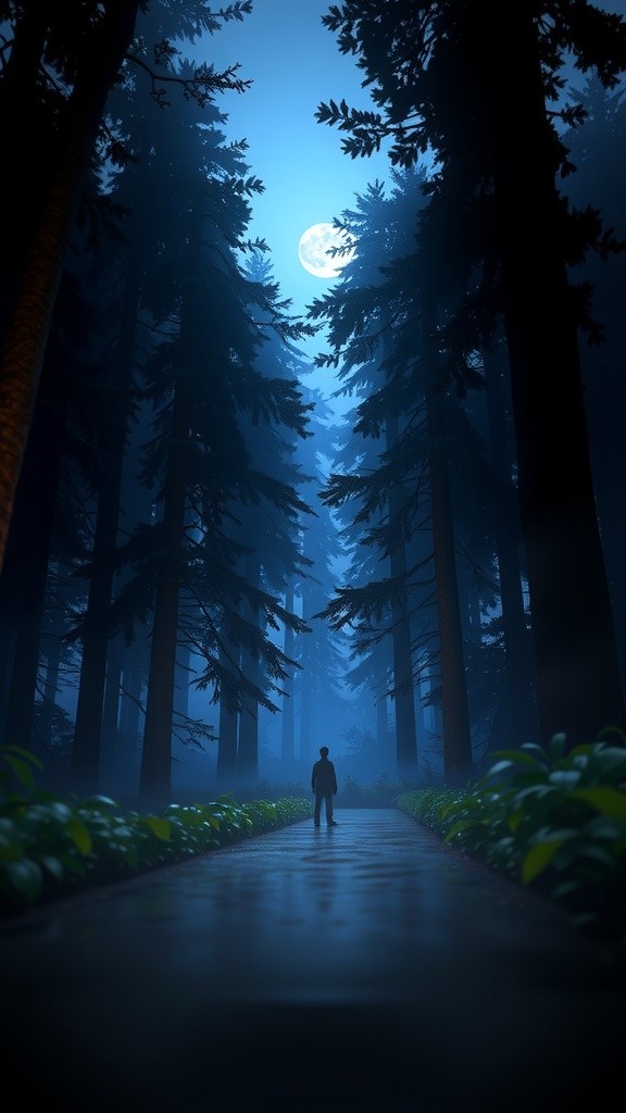 Bayangan Menakutkan di Hutan