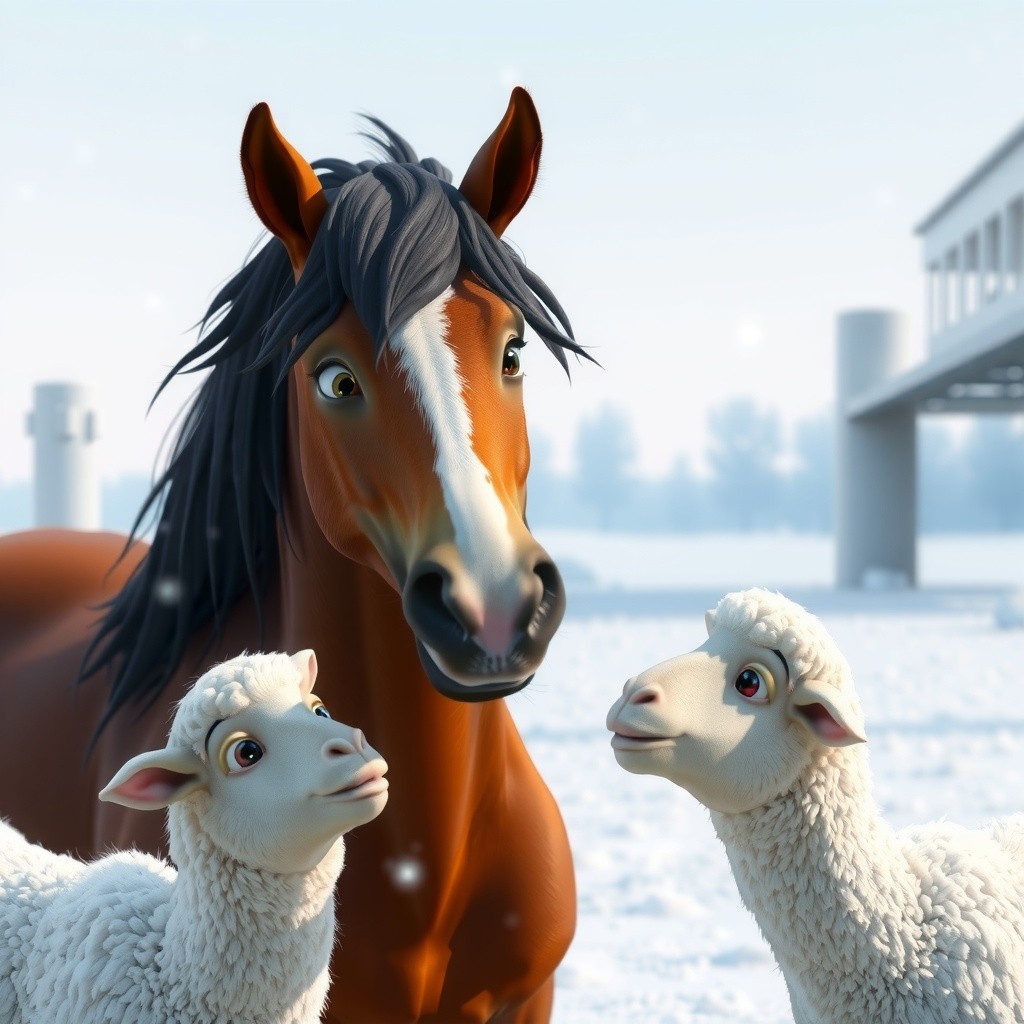 Winter Whispers: A Tale of Beauty and Seasons