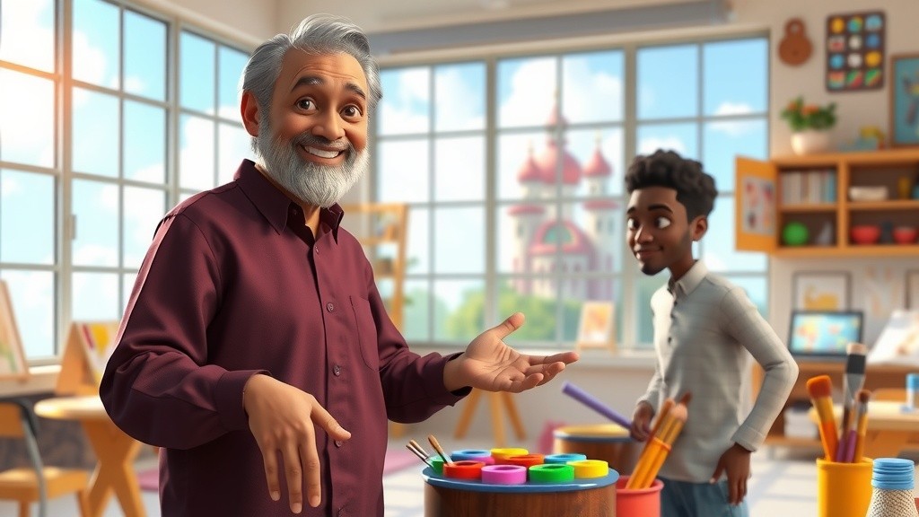 रंगों का जादुई स्कूल: रंगों की भावनाएँ