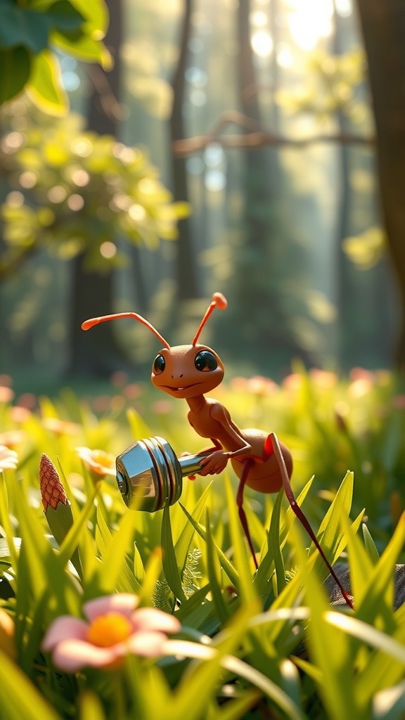 Semut Pelatih Fitness Hutan yang Konyol!