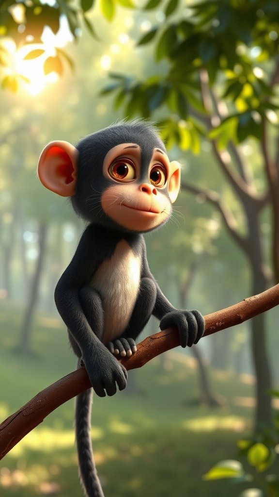 बंदर की आलसी फिटनेस कहानी