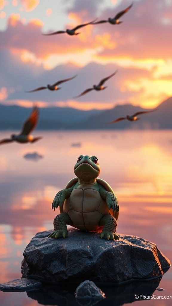 Kiko si Kura-Kura yang Ingin Terbang