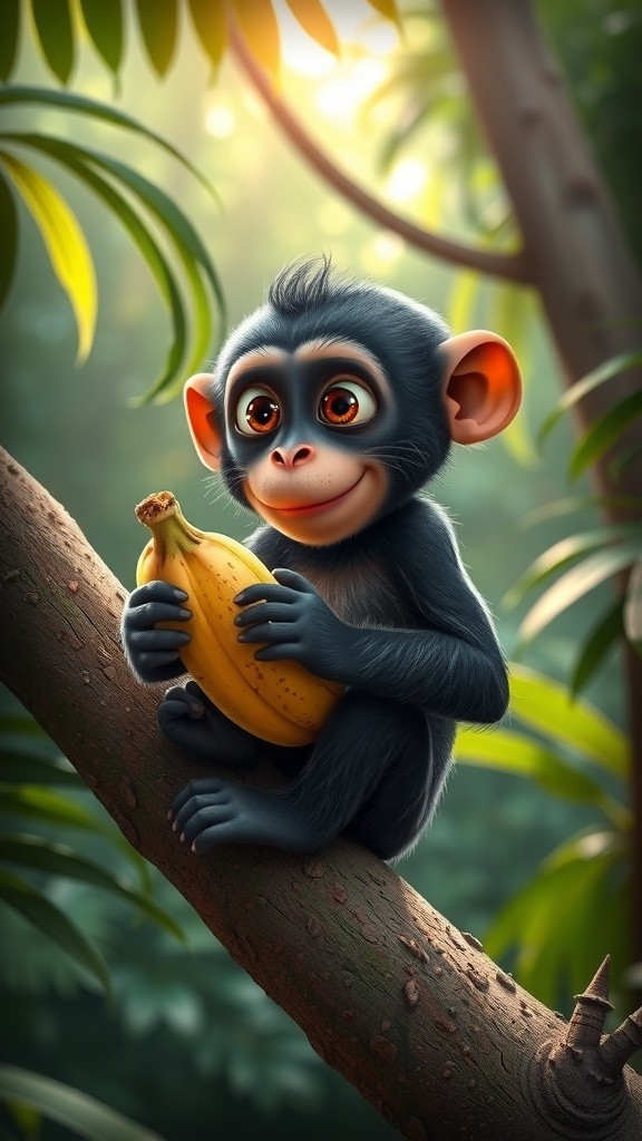 बंदर और तोते की मजेदार बातचीत